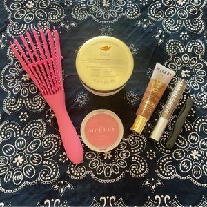 Assorted beauty products